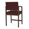 Lesro Lenox Steel Hip Chair Metal Frame, Bronze, RF Nebbiolo Upholstery LS1161 - alternate 2